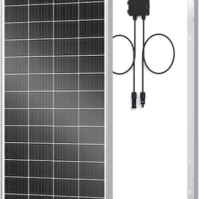 Renogy Solar Panels 200 Watt N-Type, 200W Solar Panel 16BB 25% High-Efficiency Solar Cell for 12V/24V Systems,PV Module Power Charger for Class B Van RV Marine Cabin Roof Home Farm