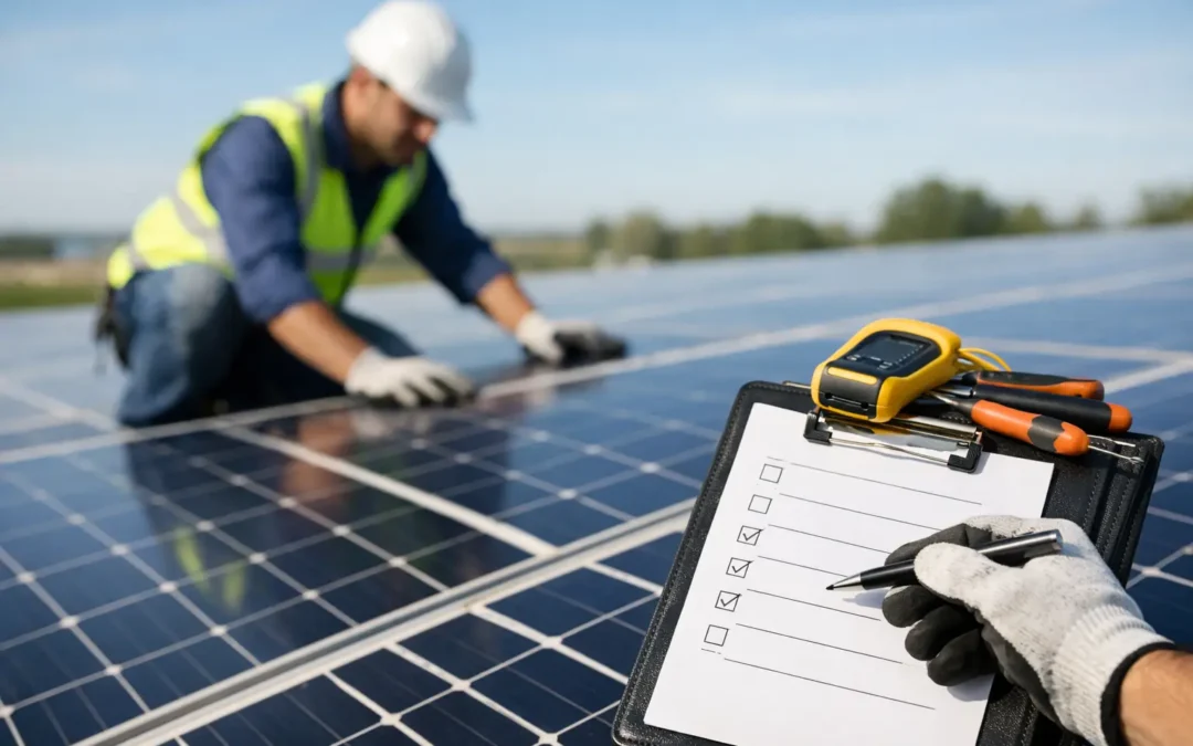Solar Panel Maintenance Checklist
